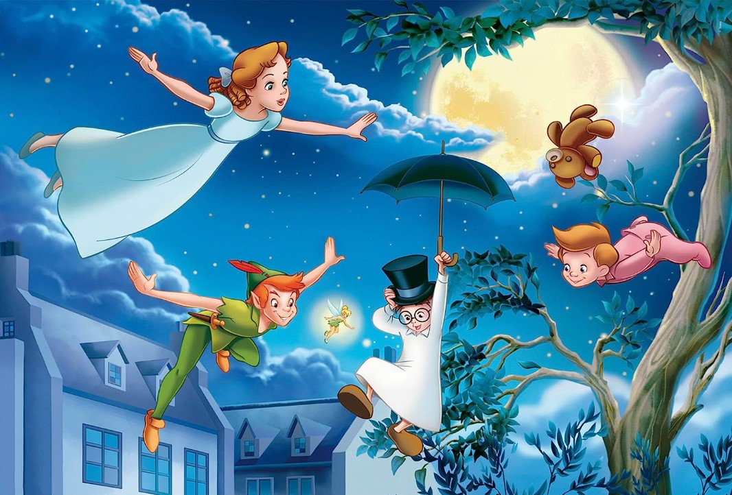 Puzzle 30 elementów Supercolor Disney Classics Piotruś Pan