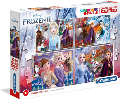 CLE puzzle 4w1 SuperKolor Frozen2 21411