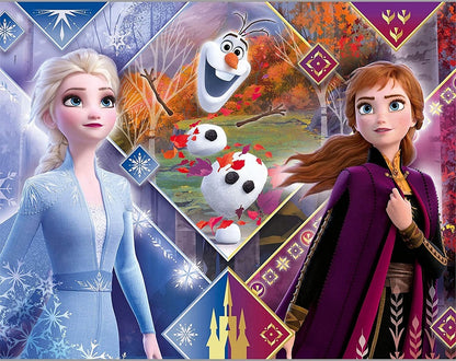 CLE puzzle 4w1 SuperKolor Frozen2 21411