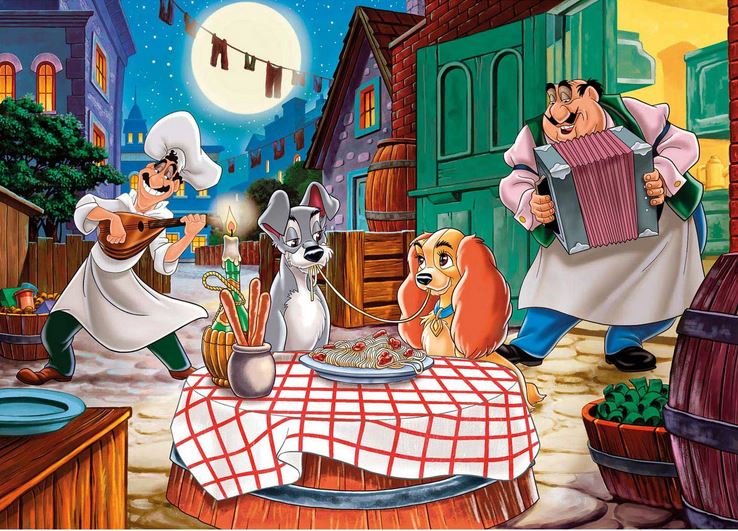 Puzzle 4w1 superkolor disney classic
