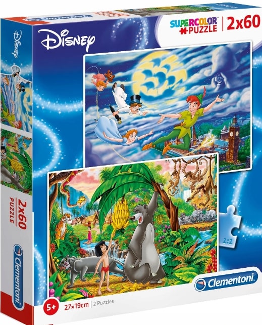 CLE puzzle 2x60 SuperKolor Disney Classic 21613