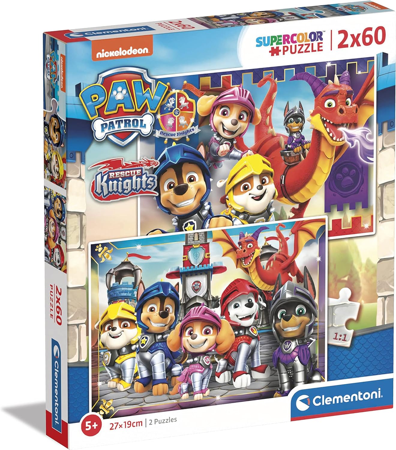 CLE puzzle 2x60 SuperKolor Psi Patrol 21621