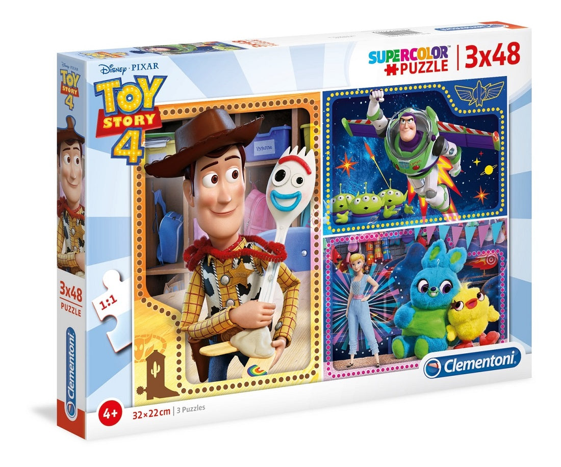 CLE puzzle 3x48 SuperKolor Toy Story4 25242