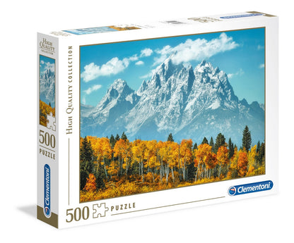 CLE puzzle 500 HQC Grand Teton in fall 35034