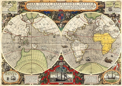CLE puzzle 6000 HQ Antique Nautical Map 36526