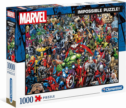 Puzzle 1000 impossible marvel 80 years