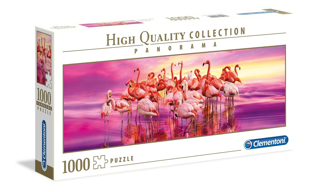 CLE puzzle 1000 Panorama Flamingo Dance 39427
