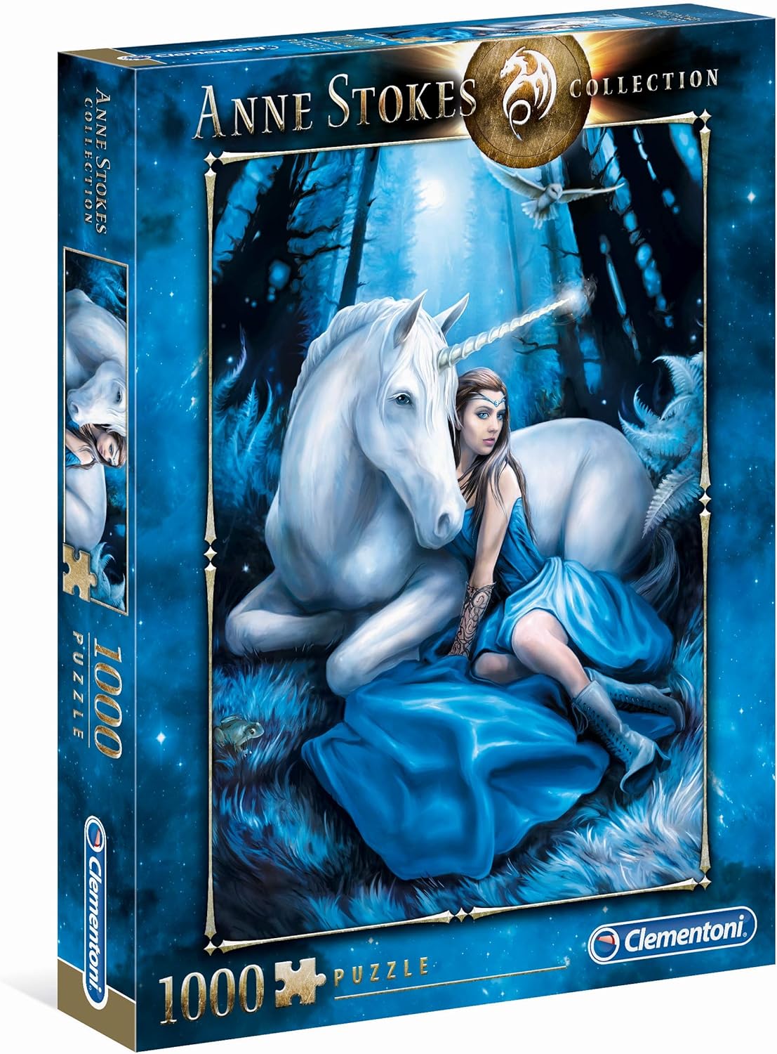 CLE puzzle 1000 Anne Stokes Blue Moon 39462