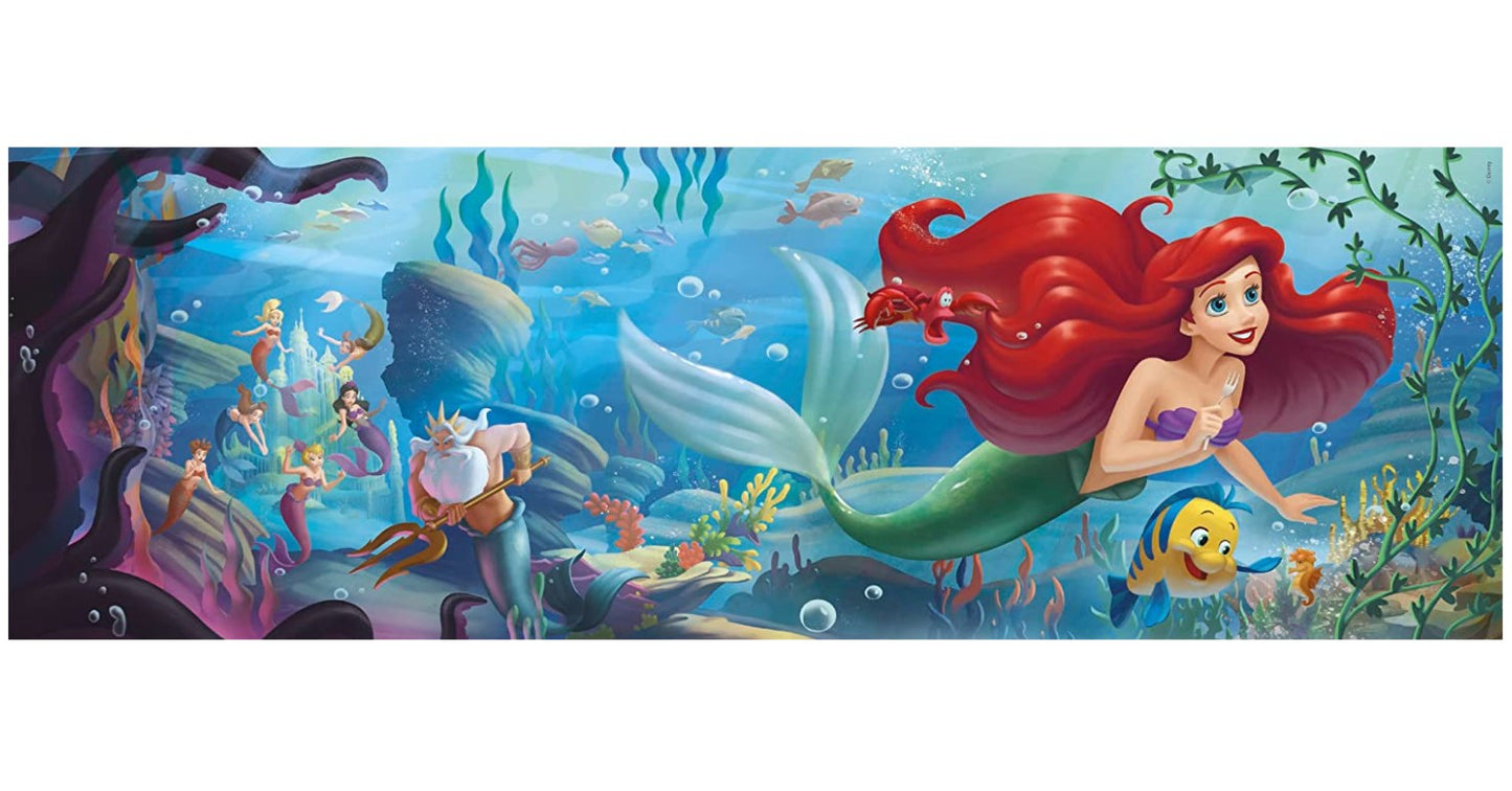 Puzzle 1000 panorama disney little mermaid