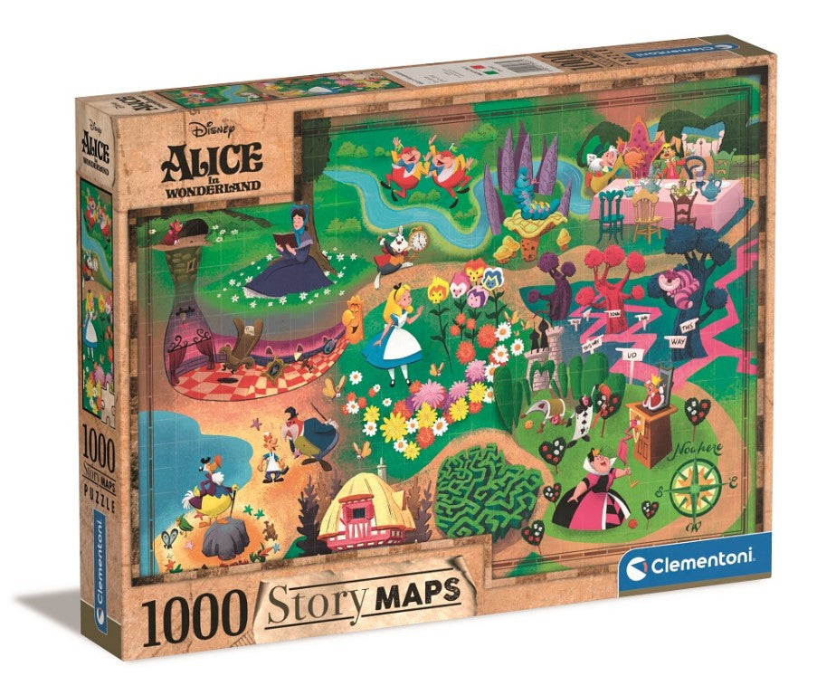 CLE puzzle 1000 StoryMaps Alicja w Krainie.39667