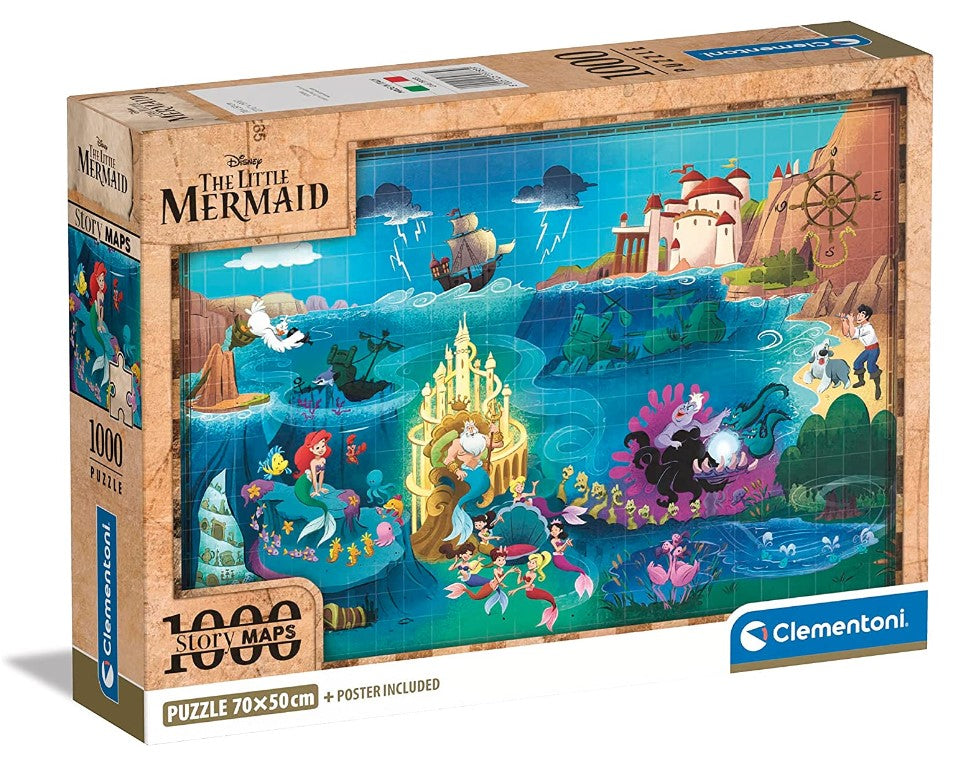 CLE puzzle 1000 Compact Disney Merm.39783