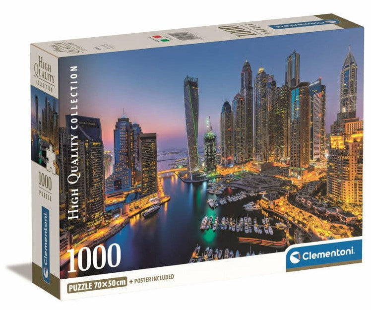 Clementoni puzzle 1000 elementów Compact - Dubai 39911