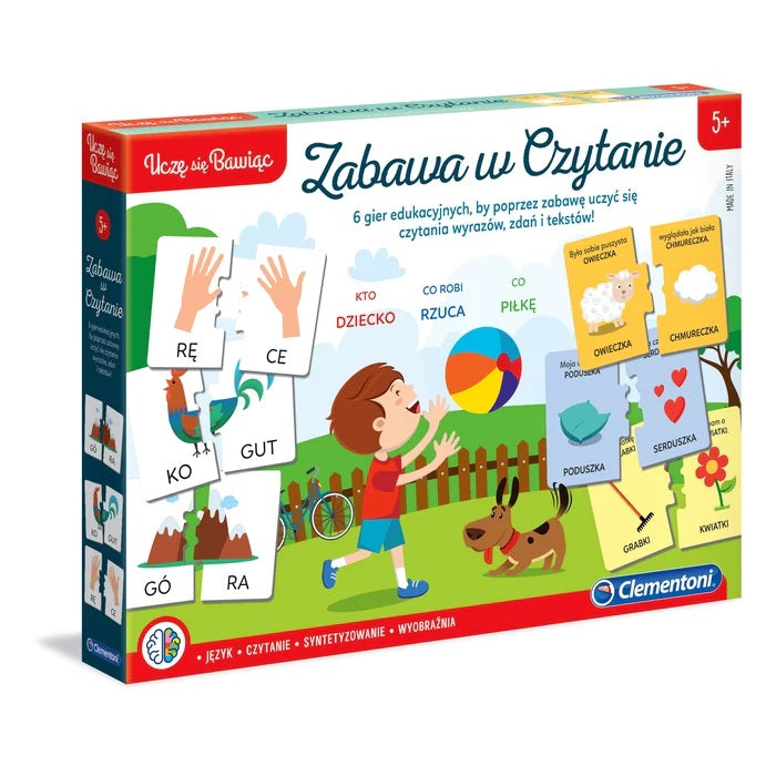 Uczę się bawiąc! zabawa w czytanie