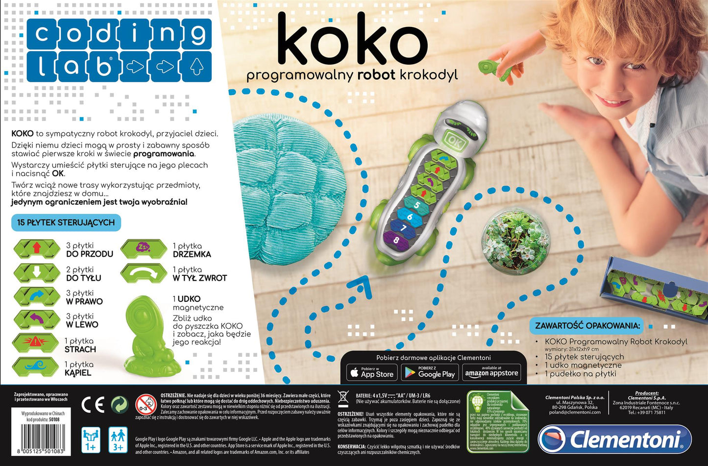 Coding lab koko programowalny robot krokodyl