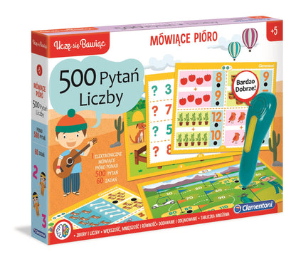 CLE Mówiące pióro 500pytań Liczby 50652