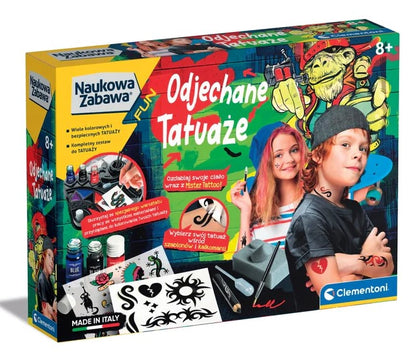 Naukowa zabawa odjechane tatuaże