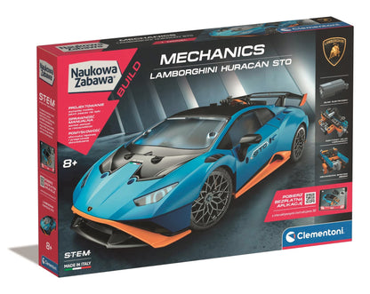 Naukowa zabawa laboratorium mechaniki lamborghini