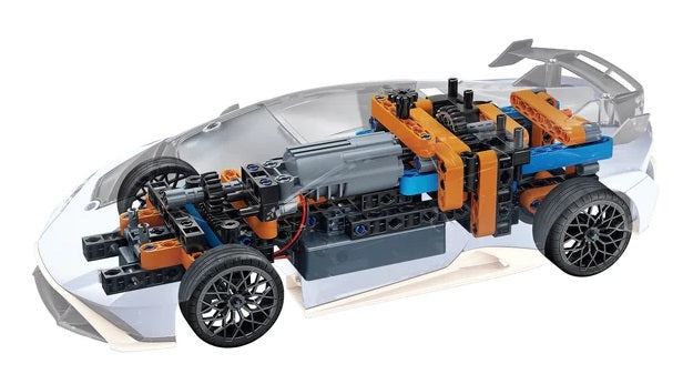 Naukowa zabawa laboratorium mechaniki lamborghini