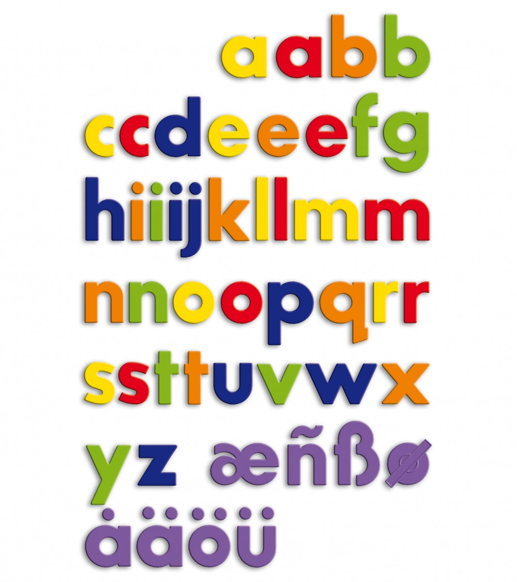 Quercetti litery magnetyczne małe 5462 54628