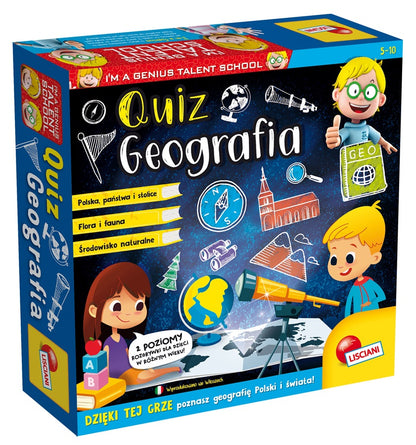 Lisciani I'm a genius Quiz Geografia 67107