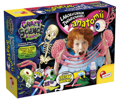 Lisciani crazy sc.labor.zwar.anatomii 87099