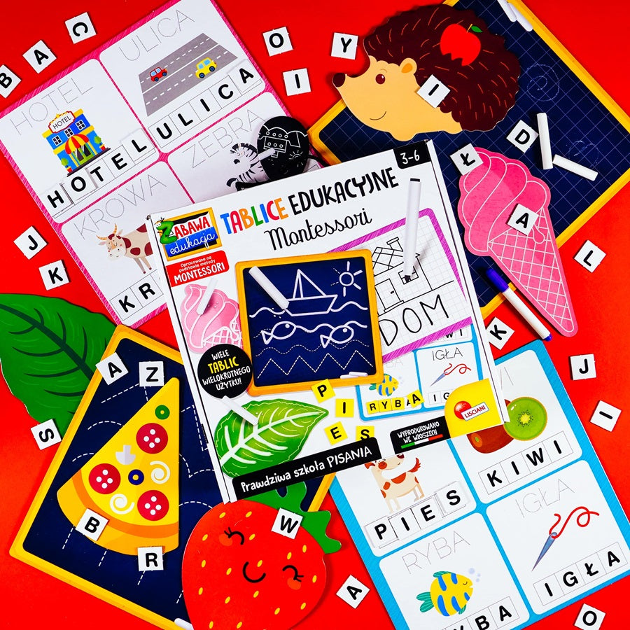 Lisciani montessori tablice edukac.PL89093 94011