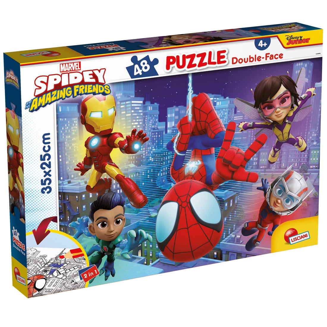 Lisciani marvel puzzle df m-plus 48 elementów spidey