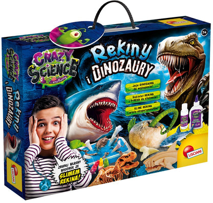 Lisciani crazy science rekiny i dinozaury