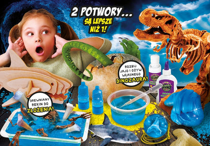 Lisciani crazy science rekiny i dinozaury