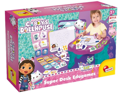 Koci domek gabi biurko z grami edukacyjnymi