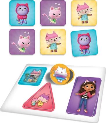 Koci domek gabi biurko z grami edukacyjnymi