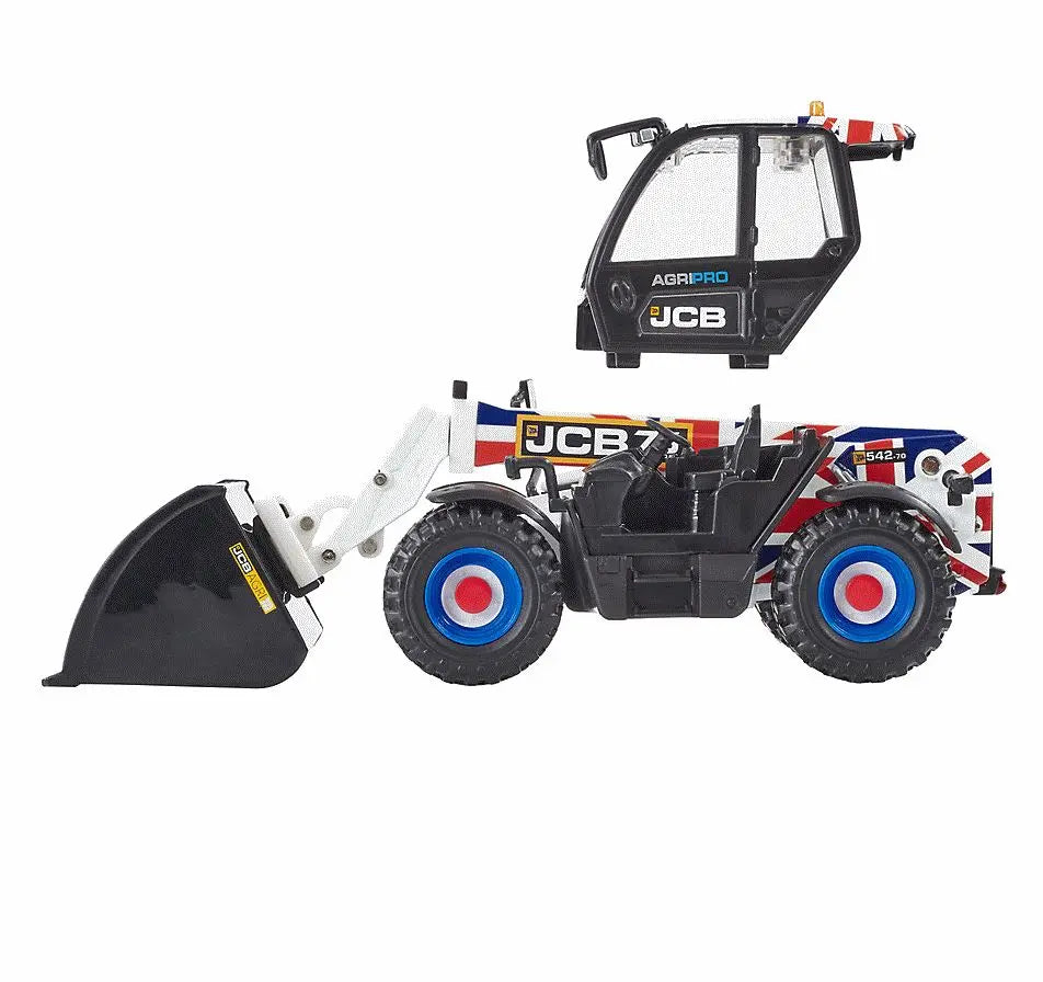 Britains JCB AgriPro ładowarka z osprzętem - edycja limitowana 43317