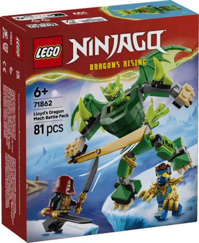 Lego Ninjago - Smoczy mech Lloyda, zestaw bitewny