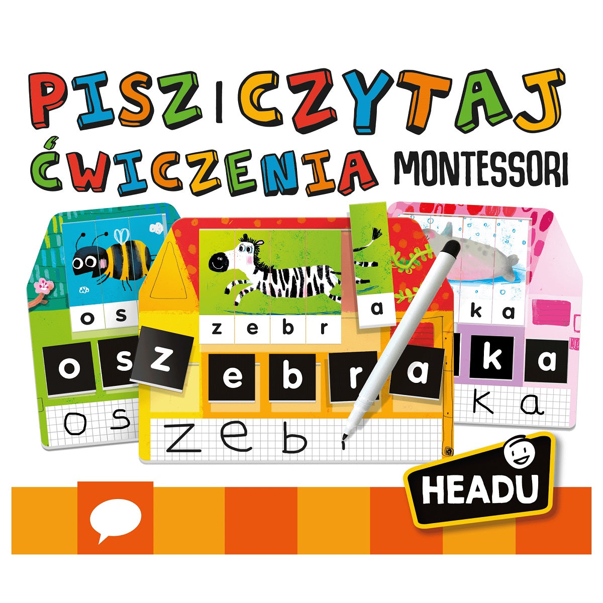 HEADU Montes.PL Pisz i czytaj ćwicz 3-6 53153