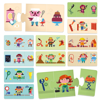 HEADU Montessori układanka zawody 3-6 20782