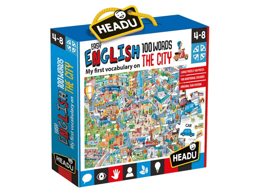 HEADU Easy English 100 słów miasto 4-8 21000