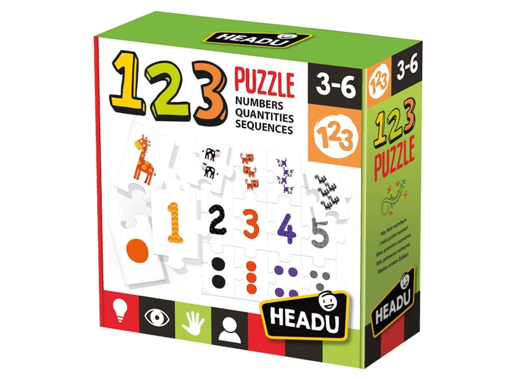HEADU Puzzle edukacyjne 123 wiek 3-6 21093