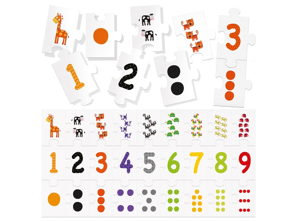 HEADU Puzzle edukacyjne 123 wiek 3-6 21093