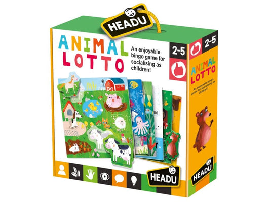 HEADU Lotto dopasuj zwierzęta wiek 2-5 22847