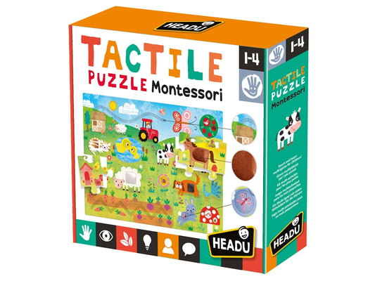 HEADU Montessori puzzle sensoryczne 23592