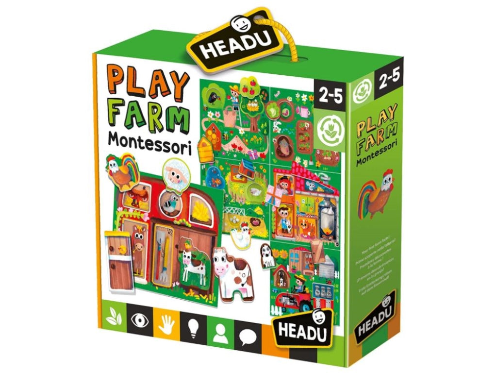 HEADU Montessori odkryj farmę wiek 2-5 23608