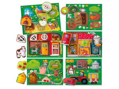 HEADU Montessori odkryj farmę wiek 2-5 23608