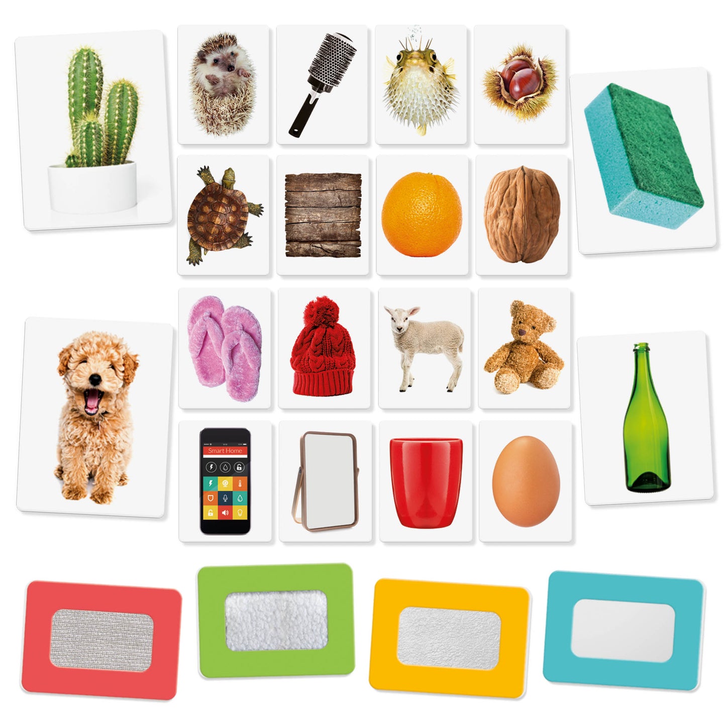 HEADU Montessori karty sensoryczne 1-4 23738