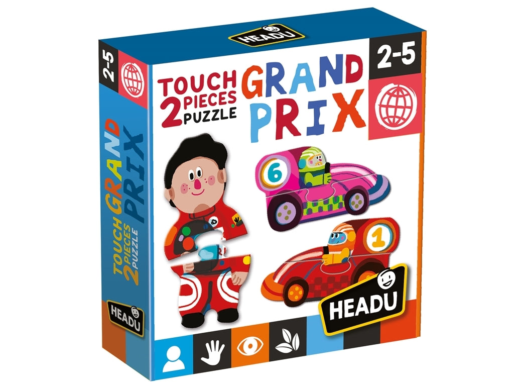 HEADU Puzzle sensoryczne Wyścigi 2-5 24902