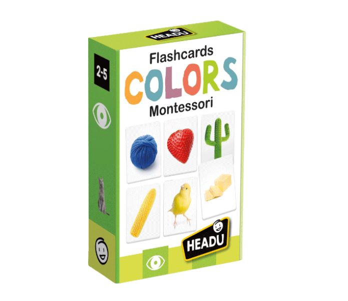 HEADU Montessori karty kolory wiek 2-5 27859