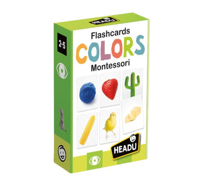 HEADU Montessori karty kolory wiek 2-5 27859