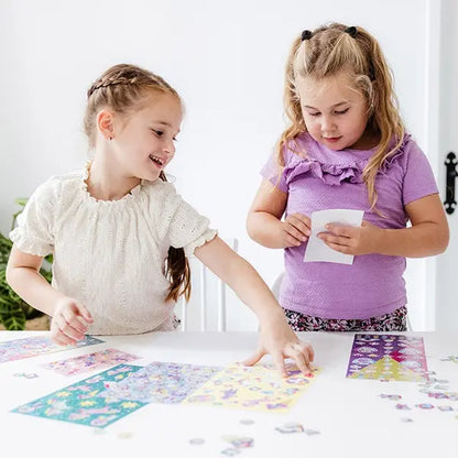 Super set naklejki z jednorożcem, 8 arkuszy