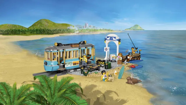 Lego City - Tramwaj przy plaży