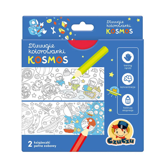 CzuCzu Dłuuugie kolorowanki Kosmos 73968