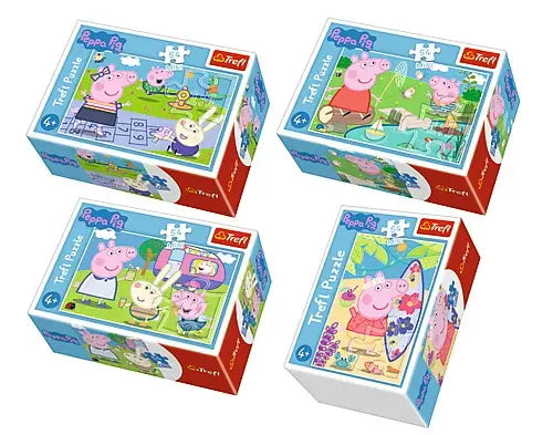 Puzzle 54 mini wesoły dzień świnki peppy